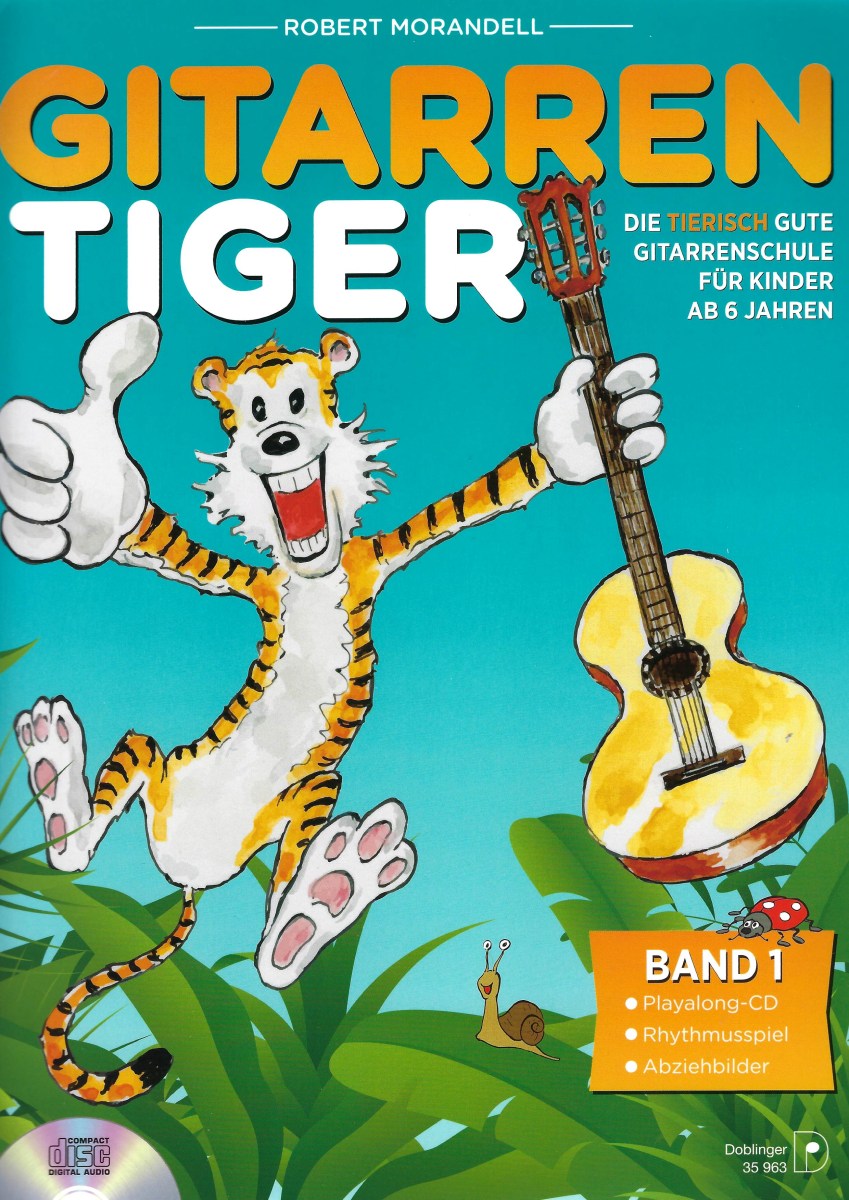 Gitarren Tiger - Die tierisch gute Gitarrenschule ab 6 Jahre mit CD